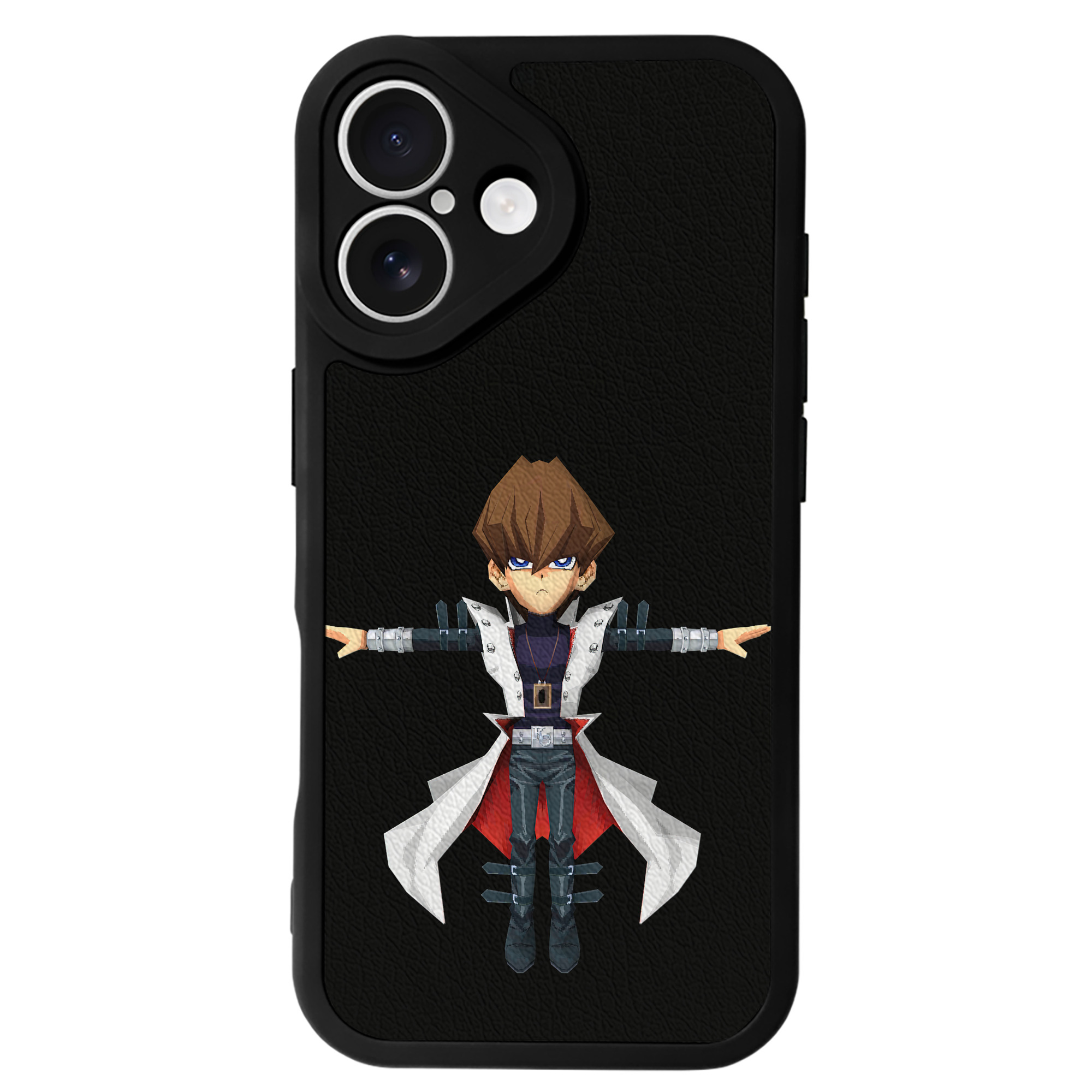 遊☆戯☆王 Yu-Gi-Oh! 【iPhone 16シリーズ対応】シリコンスマホケース（レザー調） 材質：シリコン